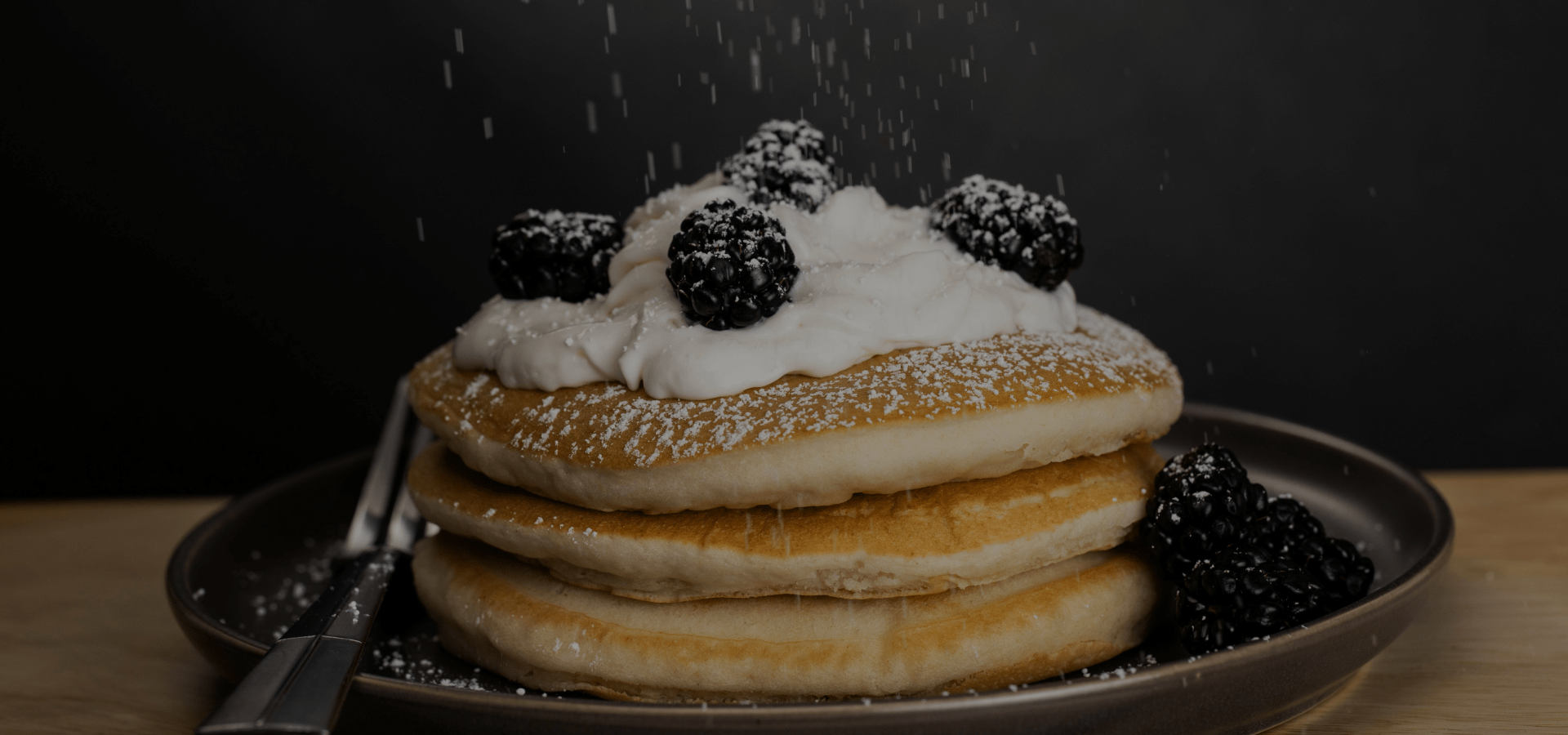 Background image of pancakes